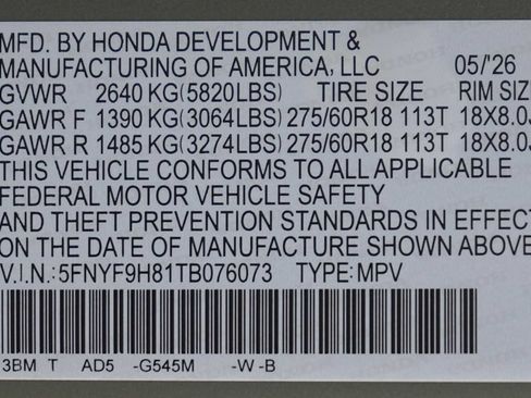 Used 2026 Honda Passport TrailSport Elite image 30