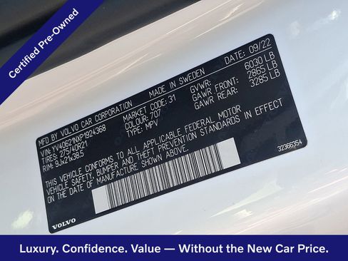 Certified 2023 Volvo XC90 B6 Plus w/ Protection Package AWD/4WD image 29