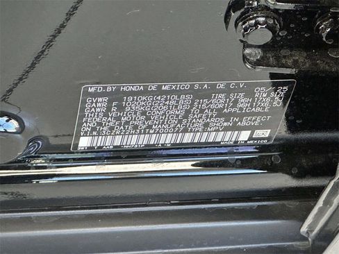 New 2026 Honda HR-V LX image 15