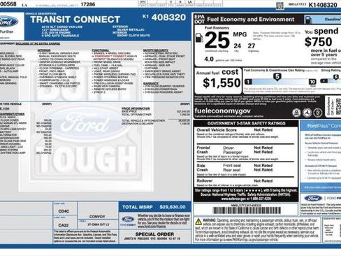 Used 2019 Ford Transit Connect XLT FWD image 4