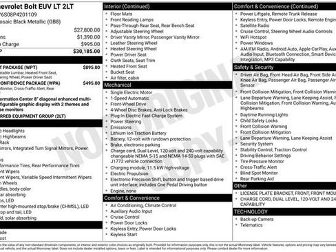 Used 2023 Chevrolet Bolt EUV LT w/ Comfort Package FWD image 8