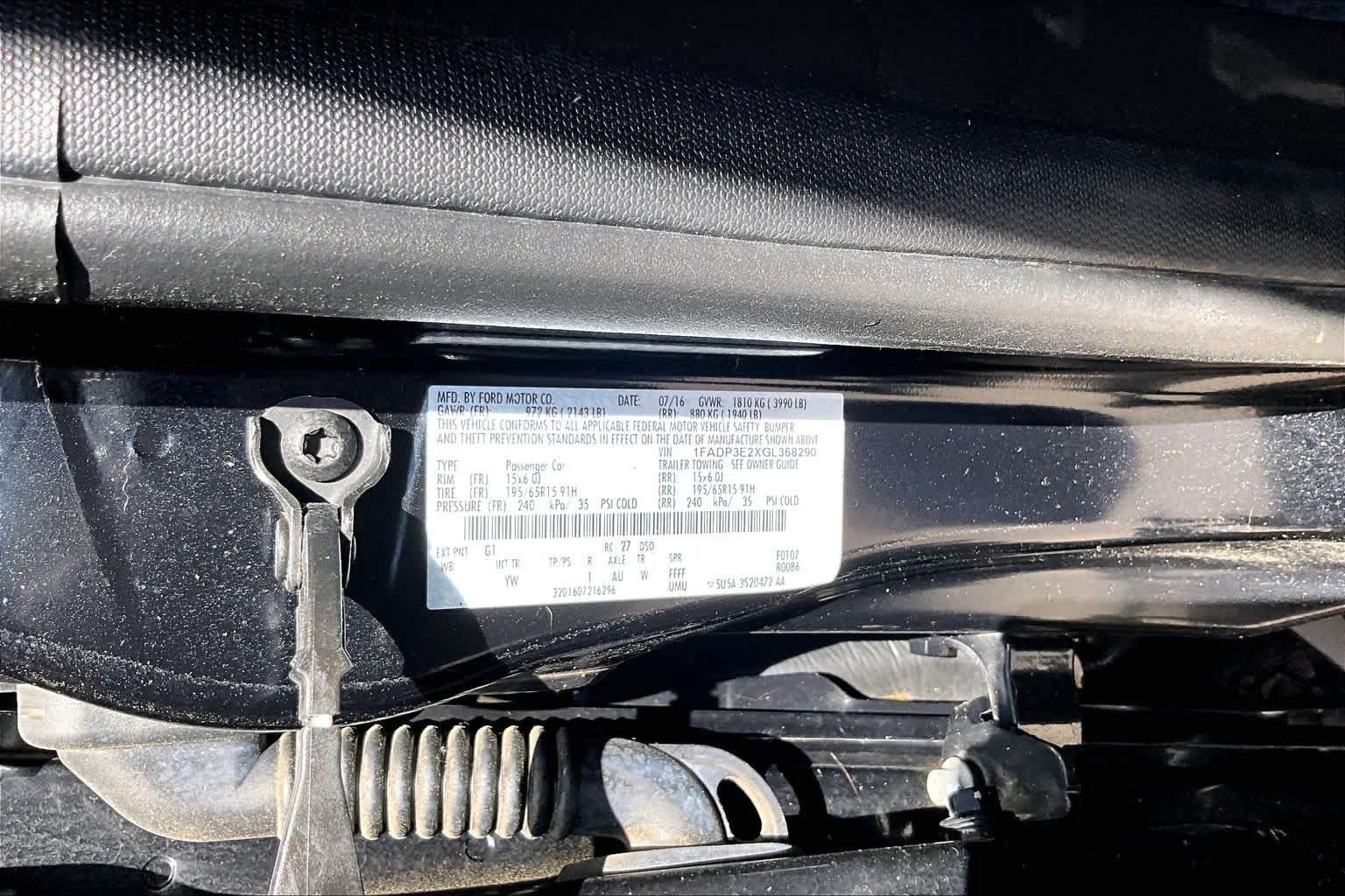 Used 2016 Ford Focus S FWD image 34