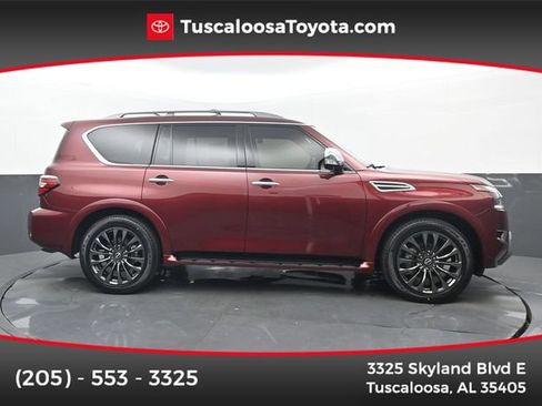 Used 2023 Nissan Armada Platinum w/ Captain's Chairs Package AWD/4WD image 1