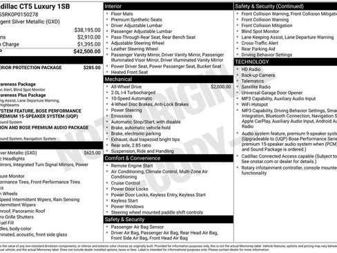 Certified 2023 Cadillac CT5 Luxury AWD/4WD image 9