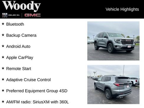 New 2026 GMC Acadia Elevation AWD/4WD image 3