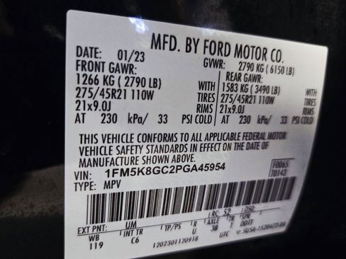 Used 2023 Ford Explorer ST w/ Equipment Group 401A AWD/4WD image 73