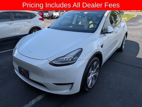 Used 2021 Tesla Model Y Long Range AWD/4WD image 1