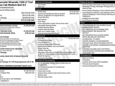 Used 2022 Chevrolet Silverado 1500 LT Trail Boss w/ Convenience Package II AWD/4WD image 4