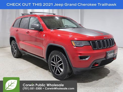 Used 2021 Jeep Grand Cherokee Trailhawk w/ Premium Lighting Group AWD/4WD image 1