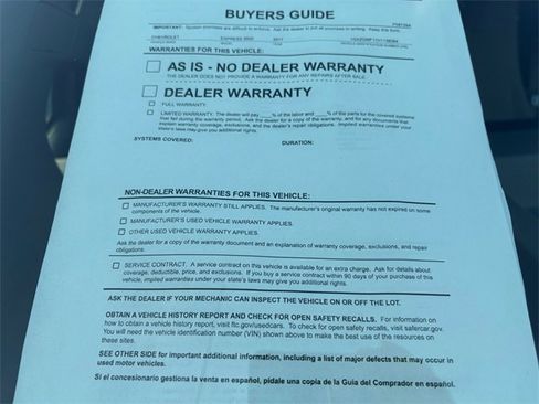 Used 2017 Chevrolet Express 3500 LT w/ LT Preferred Equipment Group image 39