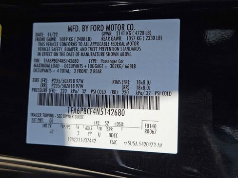 Used 2022 Ford Mustang GT Premium RWD image 30