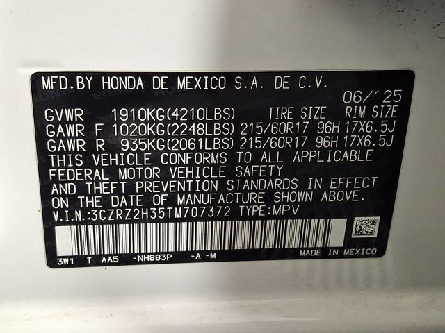 Used 2026 Honda HR-V LX image 26