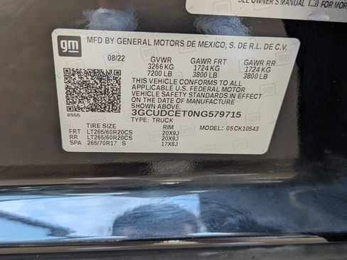 Certified 2022 Chevrolet Silverado 1500 Custom Trail Boss AWD/4WD image 28