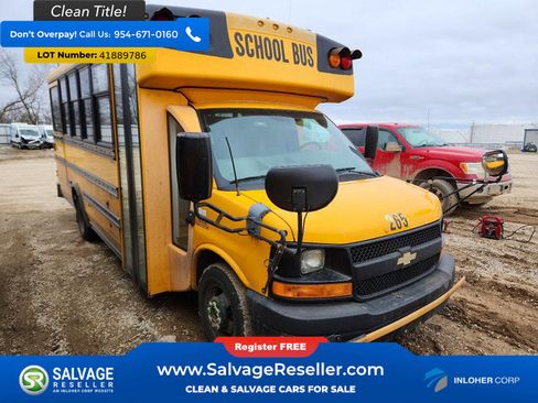 Used 2012 Chevrolet Express 4500 w/ School Bus Package RWD image 5