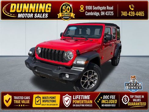 Used 2024 Jeep Wrangler Unlimited Sport AWD/4WD image 1
