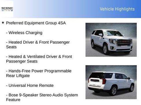 Used 2023 GMC Yukon SLT w/ SLT Luxury Package AWD/4WD image 10