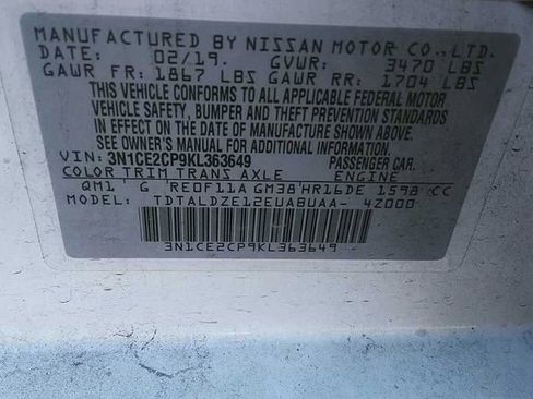 Used 2019 Nissan Versa Note SV image 18