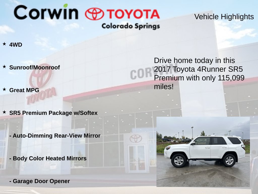 Used 2017 Toyota 4Runner SR5 Premium AWD/4WD image 6
