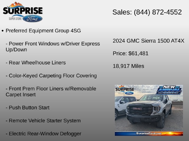 Used 2024 GMC Sierra 1500 AT4X AWD/4WD image 12