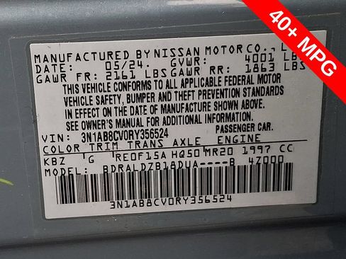 Used 2024 Nissan Sentra SV FWD image 25