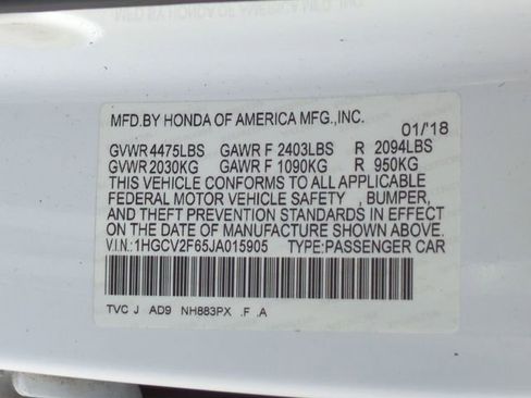 Used 2018 Honda Accord EX-L image 28