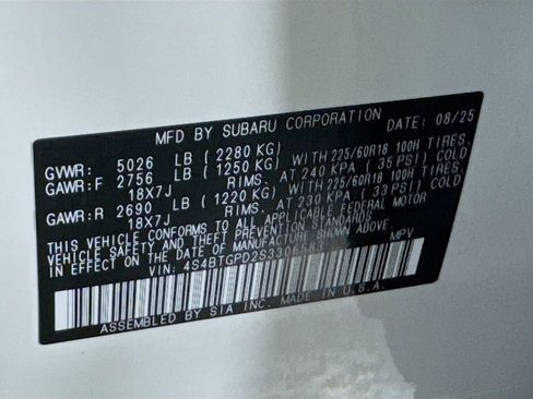 Used 2025 Subaru Outback Touring XT image 42