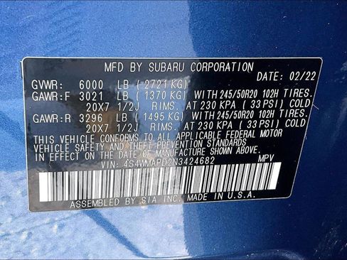 Used 2022 Subaru Ascent Limited w/ Technology Package image 34