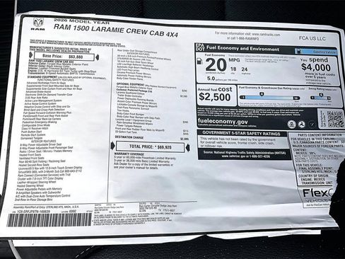 New 2026 RAM 1500 Laramie w/ Laramie Southwest Edition image 22