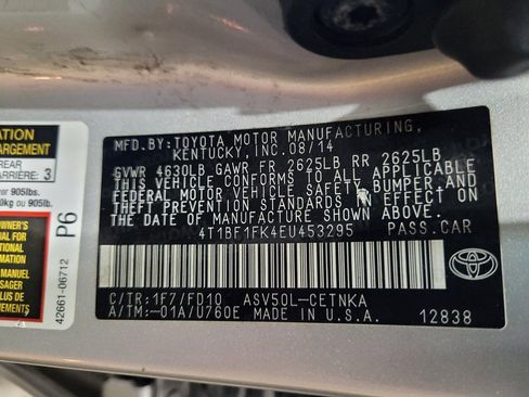 Used 2014 Toyota Camry LE FWD image 33