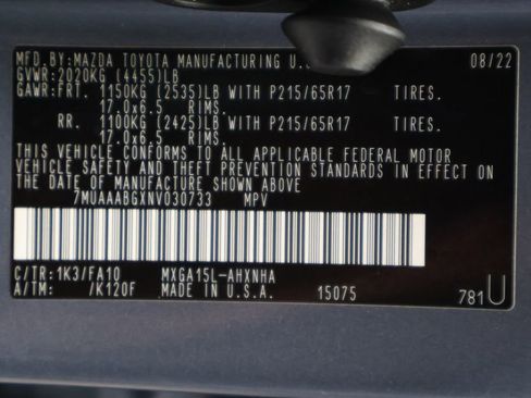 Certified 2022 Toyota Corolla Cross L AWD/4WD image 17