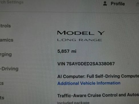 Used 2025 Tesla Model Y Long Range RWD image 70