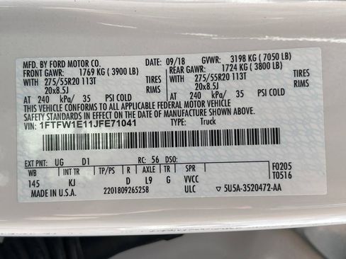 Used 2018 Ford F150 King Ranch w/ Equipment Group 601A Luxury image 36