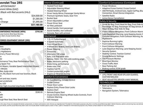 Used 2025 Chevrolet Trax RS w/ Driver Confidence Package image 5