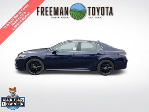 Used 2021 Toyota Camry XSE w/ Navigation Upgrade Package FWD image 1