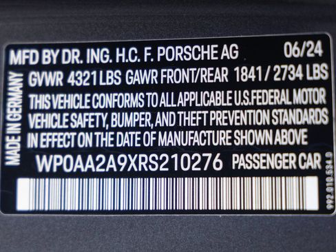Certified 2024 Porsche 911 Carrera w/ Premium Package RWD image 33