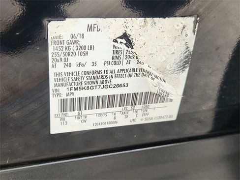 Used 2018 Ford Explorer Sport w/ Equipment Group 401A image 34