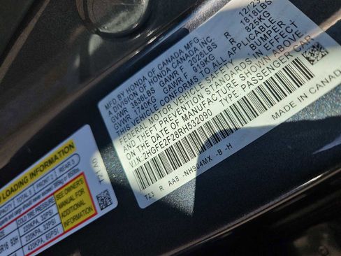 Certified 2024 Honda Civic LX image 7