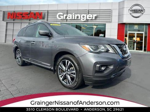 Used 2017 Nissan Pathfinder Platinum w/ Family Entertainment Package image 1