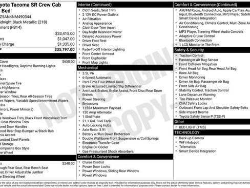 Used 2022 Toyota Tacoma SR AWD/4WD image 24