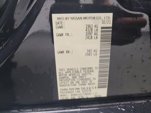Used 2021 Nissan Altima 2.5 SV FWD image 33