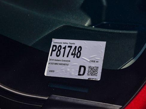 Used 2019 Subaru Crosstrek 2.0i Limited w/ Moonroof Package image 33