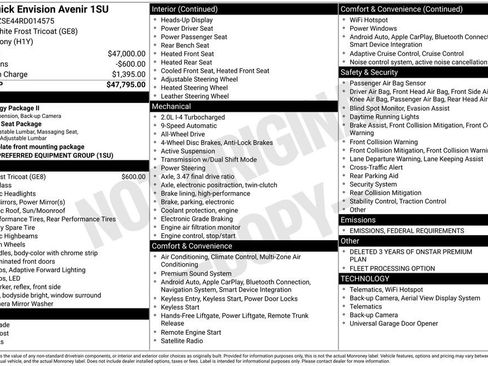 Used 2024 Buick Envision Avenir image 43