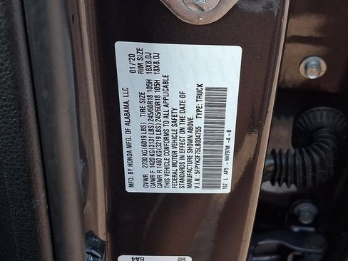 Used 2020 Honda Ridgeline RTL-E image 37