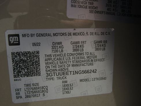 Used 2022 GMC Sierra 1500 AT4 w/ Sierra Safety Plus Package AWD/4WD image 31