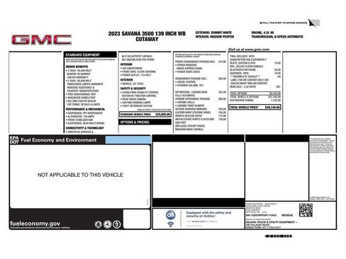 Used 2023 GMC Savana 3500 w/ Power Convenience Package image 33