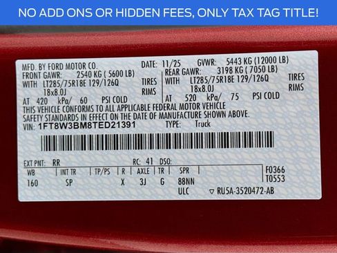 New 2026 Ford F350 King Ranch w/ Tremor Off-Road Package image 34