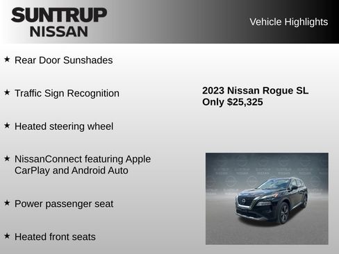 Used 2023 Nissan Rogue SL w/ SL Premium Package AWD/4WD image 23
