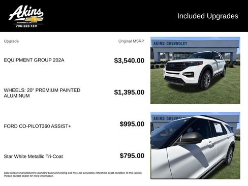 Used 2022 Ford Explorer XLT w/ Equipment Group 202A RWD image 5