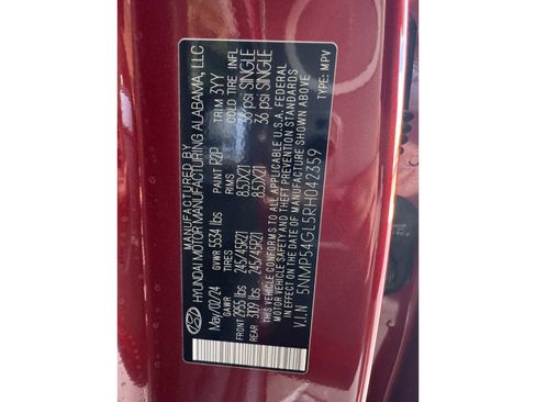 Used 2024 Hyundai Santa Fe Calligraphy image 49