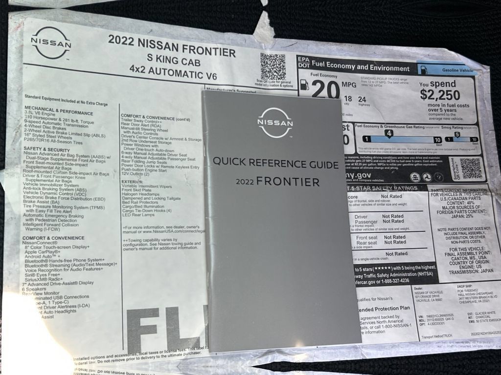 Used 2022 Nissan Frontier S RWD image 23